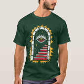 Americanraditional Old Schoolattoo Flash Ink Stair Tシャツ (正面)
