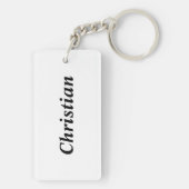 AmericasライフルとAmerican Flag鍵 キーホルダー (裏面)