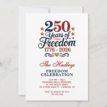 America's 250 Year Anniversary Family