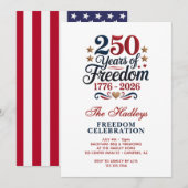 America's 250 Year Anniversary Family 招待状 (正面/裏面)