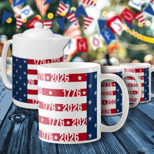 America's 250th 1776 2026 Celebration コーヒーマグカップ