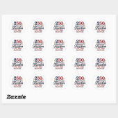America's 250th Anniversary ラウンドシール (シート)