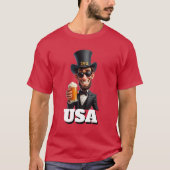 America's 250th Anniversary Celebration George  Tシャツ (正面)