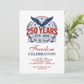 America's 250th Anniversary Event 招待状 (スタンド正面)