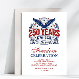 America's 250th Anniversary Event 招待状
