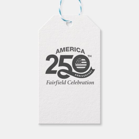 America's 250th Anniversary Fairfield Celebration  ギフトタグ (正面)