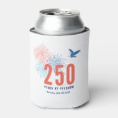 America's 250th Anniversary Freedom Patriotic Can 缶クーラー (缶正面)