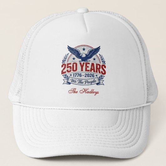 America's 250th Anniversary Name キャップ (正面)