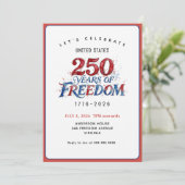 Americas 250th Anniversary Party  招待状 (スタンド正面)