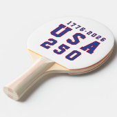 America's 250th Anniversary USA 250 1776 2026 卓球ラケット (正面アングル)