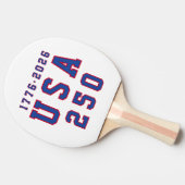 America's 250th Anniversary USA 250 1776 2026 卓球ラケット (横)