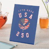America's 250th Anniversary USA 250 1776 2026 台座サイン (インサイチュ)