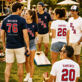 America's 250th Anniversary USA Hockey Jersey  Tシャツ