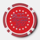 America's 250th Birthday ポーカーチップ (裏面)