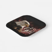 America's 250th Birthday Bald Eagle Paper Plates ペーパープレート (傾斜あり)