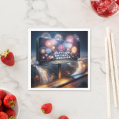 America's 250th Birthday Billboard スタンダードカクテルナプキン (インサイチュ)