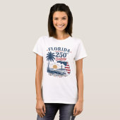 America's 250th Birthday Florida Themed Tropical Tシャツ (正面フル)