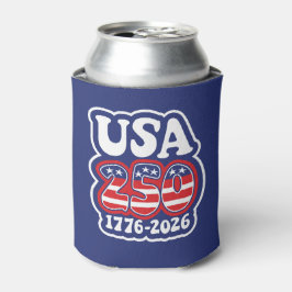 America's 250th Birthday - Groovy USA 250 缶クーラー