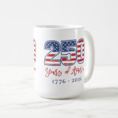 America's 250th Birthday Party コーヒーマグカップ (正面右)