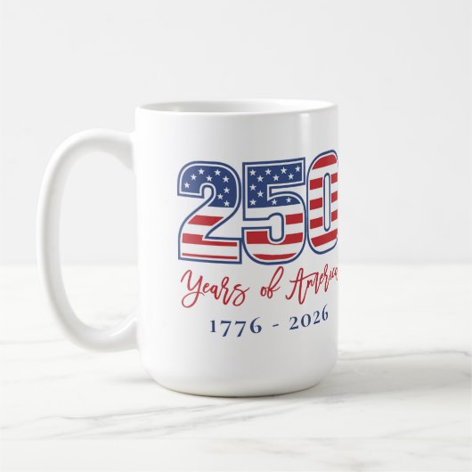 America's 250th Birthday Party コーヒーマグカップ (左)