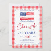 America's 250th Birthday Party Invitation 招待状 (正面)
