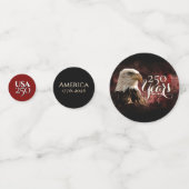 America's 250th Birthday Patriotic Table Confetti コンフェッティ (裏面)