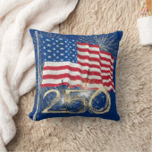 America's 250th Birthday With Sparklers クッション (ブランケット)