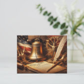 America's 250th Semiquincentennial Holiday ポストカード (スタンド正面)