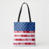 America's 250th Stars And Stripes1776-2026 トートバッグ (正面)