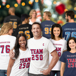 America's 250th Team 250 Event Name Party Jersey Tシャツ