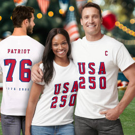 America's 250th USA 250 Event Name Party Jersey Tシャツ