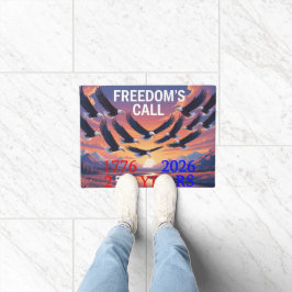 America's Birthday Door Mat ドアマット