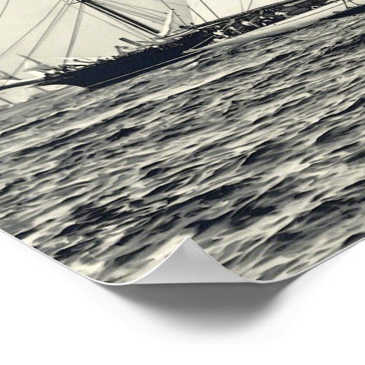 America's Cup 1892 ポスター (角)