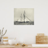 America's Cup 1892 ポスター (キッチン)