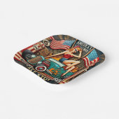 America's Route 66 ペーパープレート (傾斜あり)