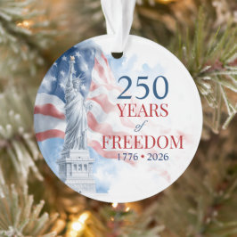 America's Semiquincentennial 250 Years Freedom オーナメント