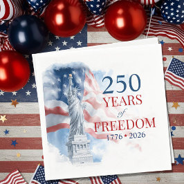 America's Semiquincentennial 250 Years Freedom スタンダードカクテルナプキン