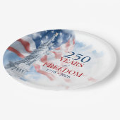 America's Semiquincentennial 250 Years Freedom ペーパープレート (アングル)