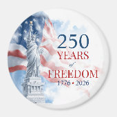 America's Semiquincentennial 250 Years Freedom マグネット (正面)