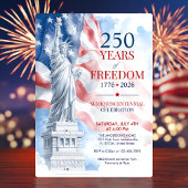 America's Semiquincentennial 250 Years Freedom 招待状