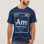 Americiumエレメント（白） Tシャツ (正面)