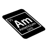 Americium – アメリカ科学周期表 マグネット (右側)