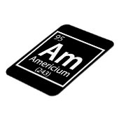 Americium – アメリカ科学周期表 マグネット (左側)
