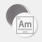 Americium – アメリカ科学周期表 マグネット (正面/裏面)