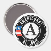 AmeriCorpsセントルイス磁石 マグネット (正面/裏面)