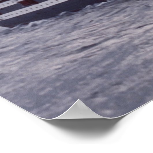 Amerigo Vespucci",イタリア ポスター (角)