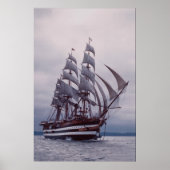 Amerigo Vespucci",イタリア ポスター (正面)