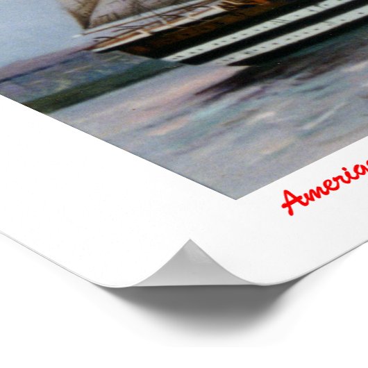 Amerigo Vespucci ポスター (角)