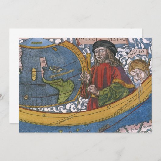 Amerigo Vespucci Explorerアメリカの地図 (正面/裏面)