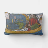 Amerigo Vespucci Explorerアメリカの地図 ランバークッション (正面)